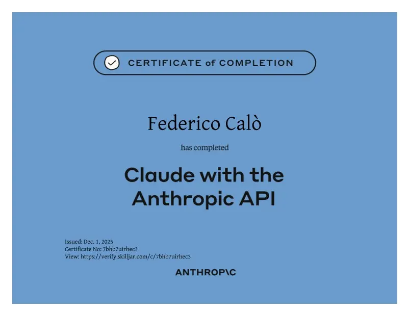 Claude with the Anthropic API